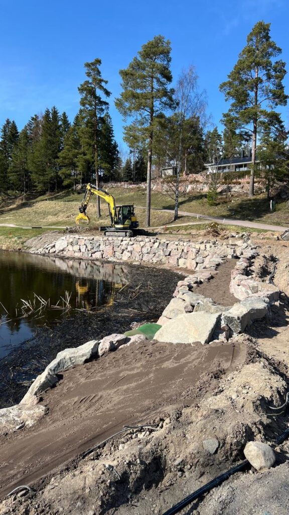 Kivimuurin rakentaminen